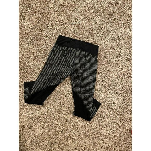 Lululemon Women's Black & Gray Skinny Leggings 6 - Picture 9 of 10